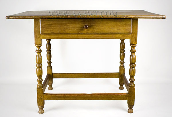 Tavern Table, Original Surface History
New England, Mid 18th Century, entire view